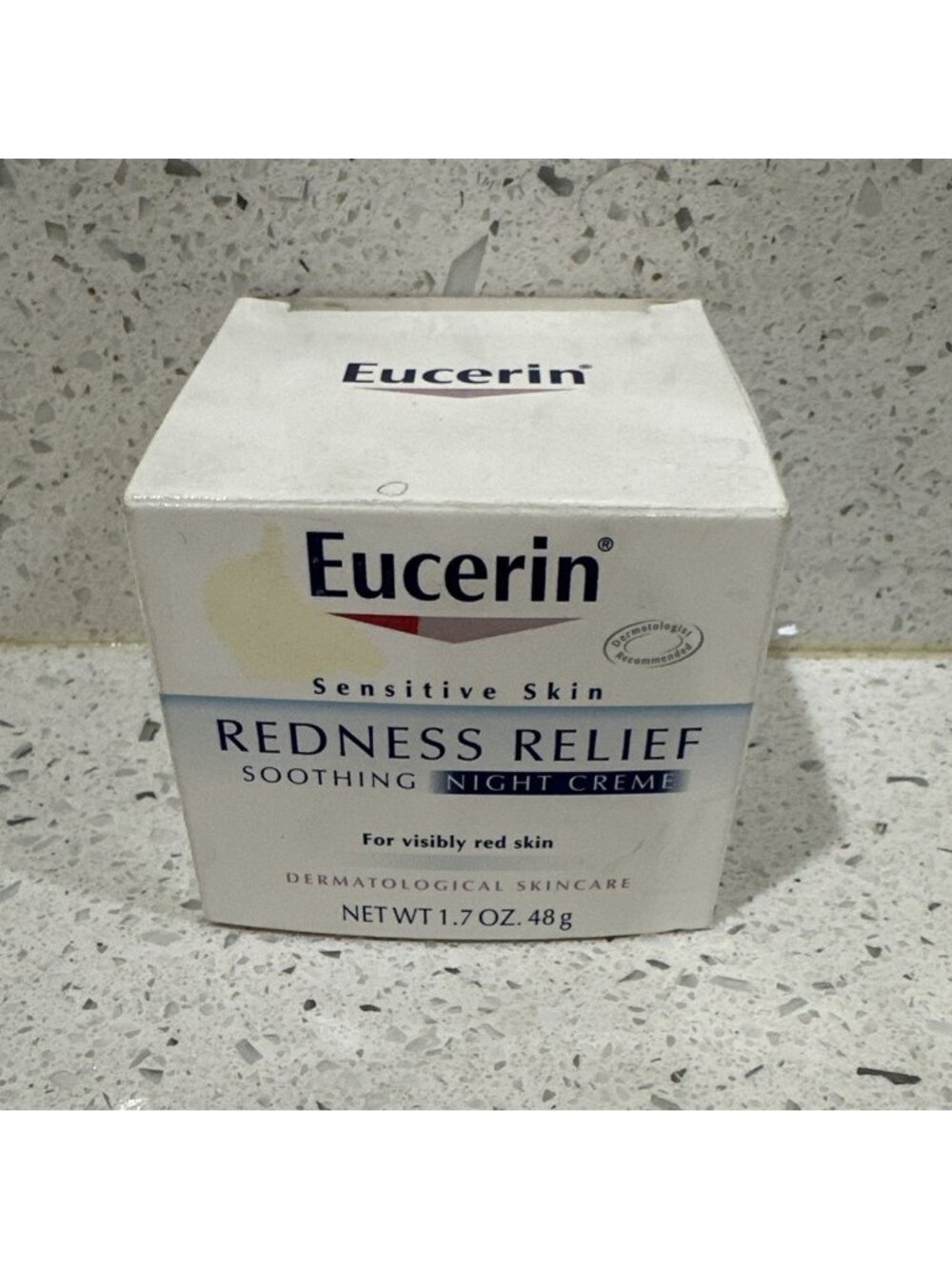 Eucerin Redness Relief Night Cream  Creme 1.7 oz Sealed
